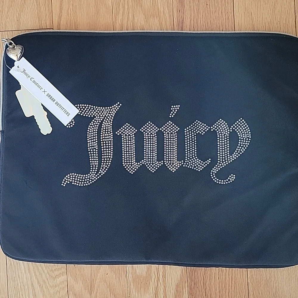 Juicy Couture Black Rhinestone Laptop Case X Urban Outfitters